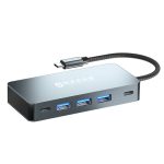 NACEB ADAPTADOR USB-C 7 EN 1 DUAL HDMI 4K+USB-C+PD100W+3*USB3.0 NA-0147