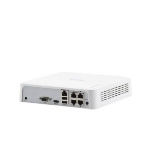 NVR 4 Megapixel (Compatibles con Cámaras AcuSense) / 4 Canales IP / 4 Puertos PoE+ / 1 Bahía de Disco Duro / Salida en Full HD