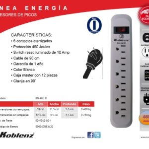 Supresor KOBLENZ SS 460 C, 460 J, 6