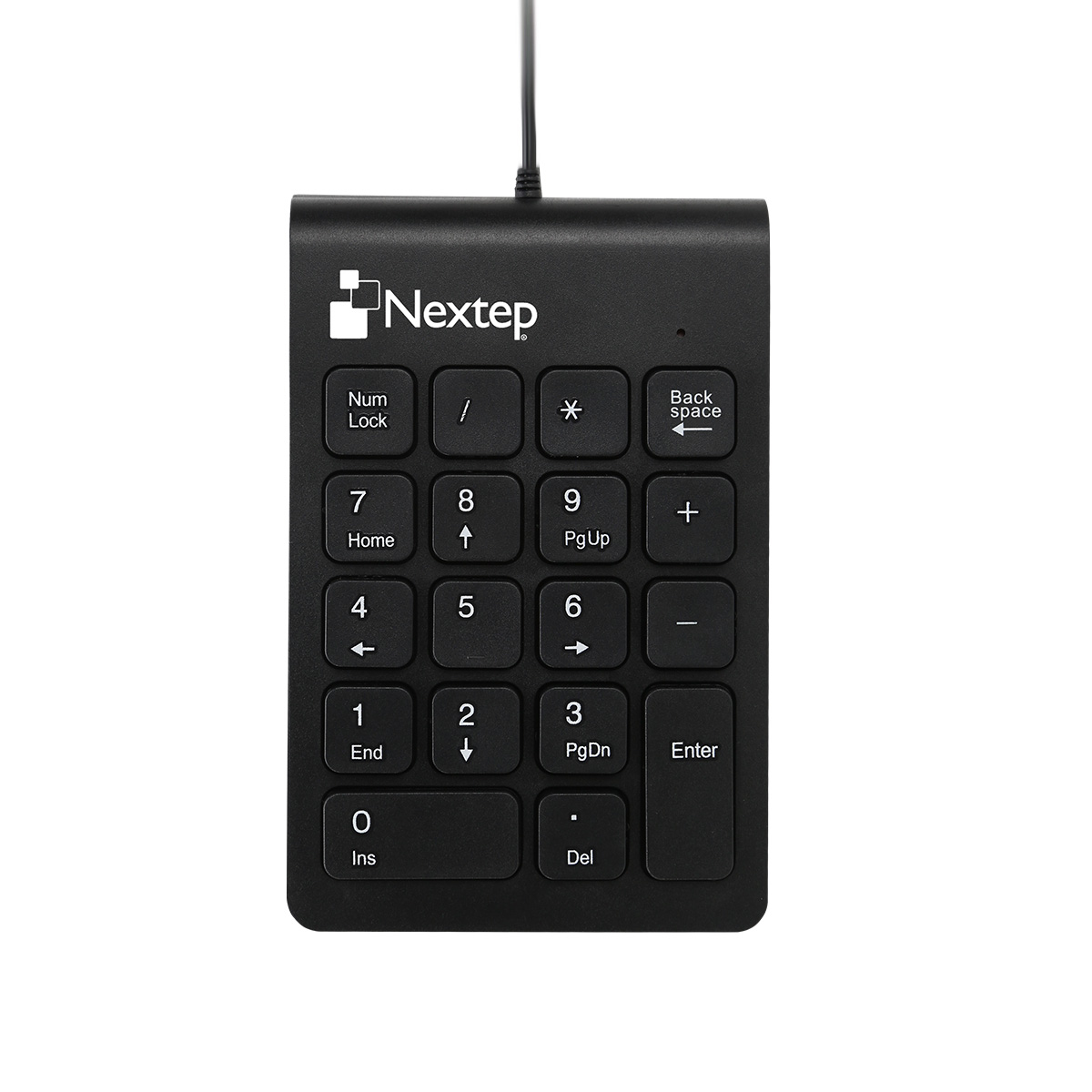 Teclado Numérico Nextep NE-417 Alámbrico USB 18 teclas Cable de 80 cm de Longitud