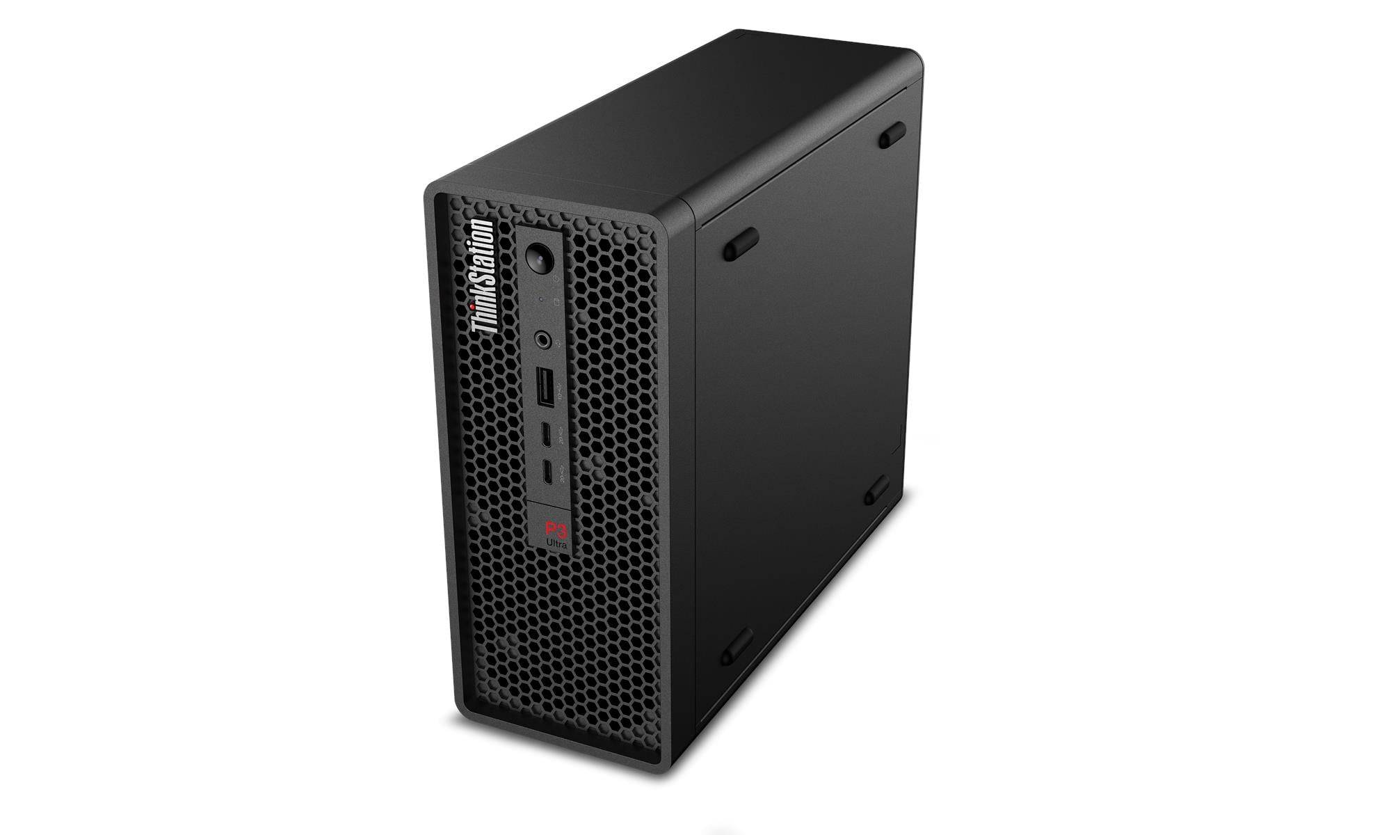 ThinkStation P3 Ultra SFFG2, Intel Core Ultra 7 265K vPro, Ram 16GB, 1TB SSD M.2 2280, NVIDIA RTX™ A400 4GB GDDR6, W11Pro,Garantía 3 a premier support