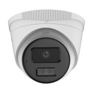 Turret IP 4mp/ Lente 2.8 mm / 20 mts IR + 20 mts Luz Blanca / Micrófono Integrado / ACUSENSE Lite / Exterior IP67 / PoE / dWDR / H.265+ / ONVIF