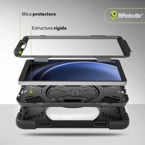 FUNDA PROTECTOR C/CORREA, USO RUDO, GIRO 360º , P/SAMSUNG GALAXY A11 8.7 PULGADAS,&nbsp; C/MICA,&nbsp; X130/133, BROBOTIX, 406924