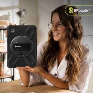 FUNDA PROTECTOR C/CORREA, USO RUDO, GIRO 360º , P/SAMSUNG GALAXY A11 8.7 PULGADAS,&nbsp; C/MICA,&nbsp; X130/133, BROBOTIX, 406924
