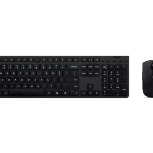 Kit teclado y mouse LENOVO 4X31R64337, Completo, Negro
