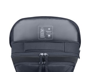 Mochila para portátil HP Everyday 16 (A08KLUT#ABM) Resistente con un compartimento acolchado para el portátil. 100 % poliéster, Color Gris odisea.