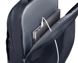 Mochila para portátil HP Everyday 16 (A08KLUT#ABM) Resistente con un compartimento acolchado para el portátil. 100 % poliéster, Color Gris odisea.