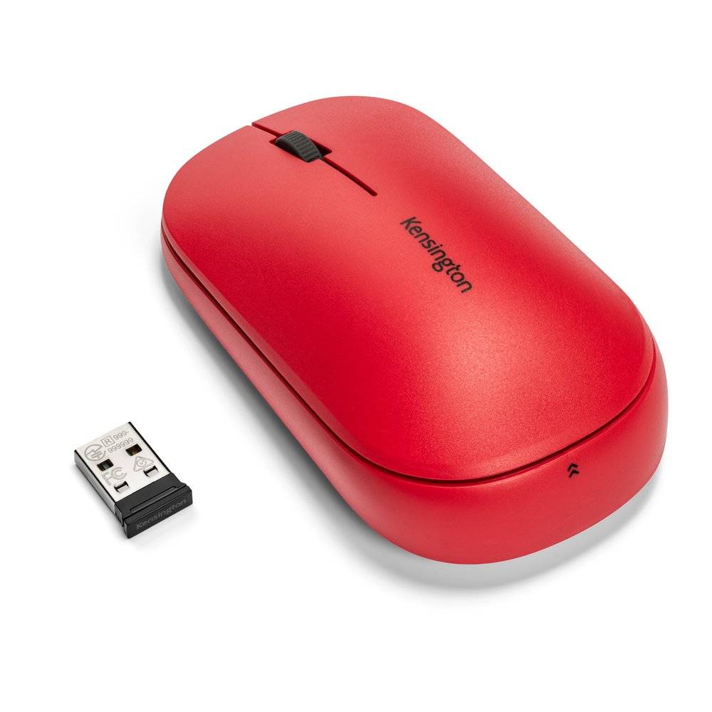 Mouse inalámbrico KENSINGTON , K75352WW dual SureTrack, Rojo,USB-A, DPI: 1200/2400/4000