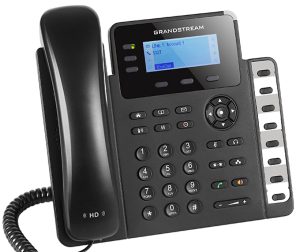 Teléfono IP Grandstream GXP1630, 3 líneas, Negro