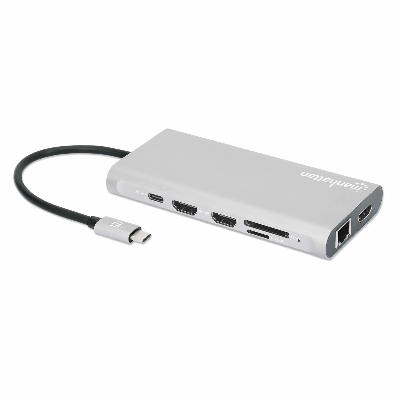130660 Docking Station USB-C para Triple Monitor. Soporta hasta 100w.