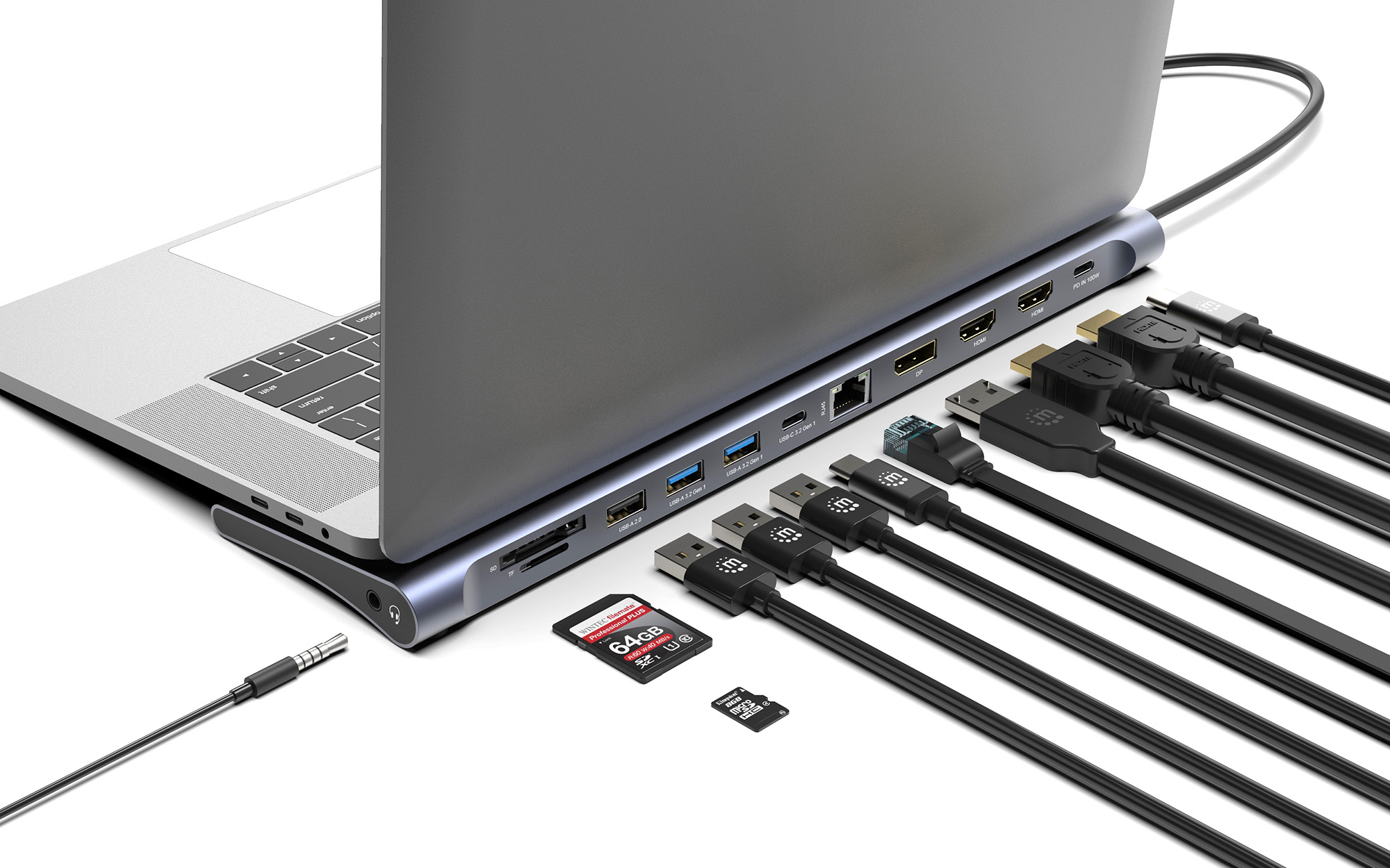 190305 Docking Station USB-C 12 en 1 4K