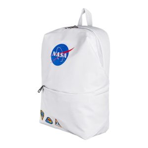 BACKPACK NASA NSB22320-2 marca TechZone Laptop Backpack 15.6 pulgadas en poliester, color azul con bolsas laterales