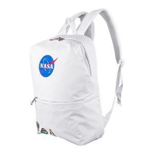 BACKPACK NASA NSB22320-2 marca TechZone Laptop Backpack 15.6 pulgadas en poliester, color azul con bolsas laterales