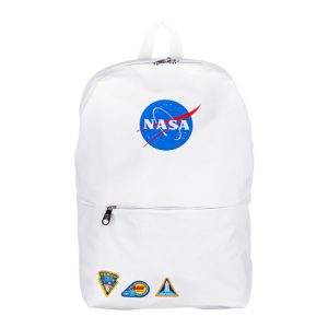 BACKPACK NASA NSB22320-2 marca TechZone Laptop Backpack 15.6 pulgadas en poliester, color azul con bolsas laterales