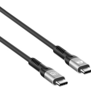 Cable USBC V4 Thunderbolt C-C 2M (356381) MANHATTAN