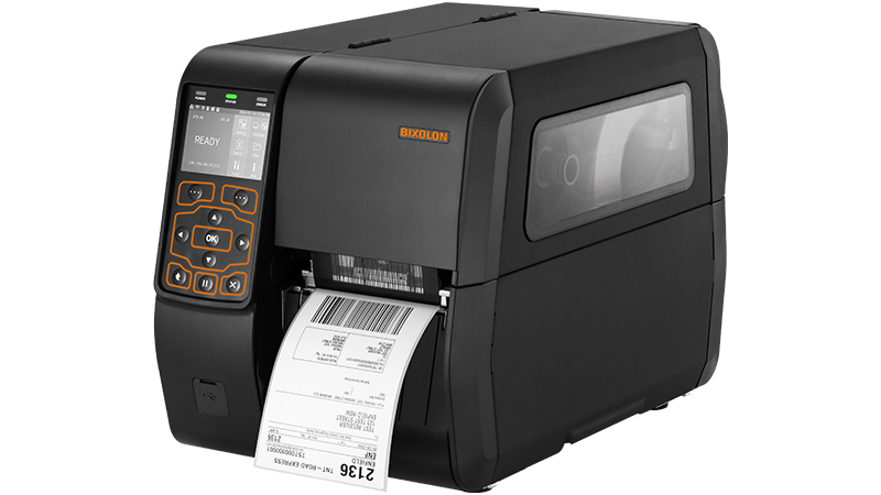Impresora de Etiquetas Industrial Bixolon modelo XT5-40S, USB integrado , Ethernet, 2 puertos USB, velocidad de impresión 14 ips (356mm/s)
