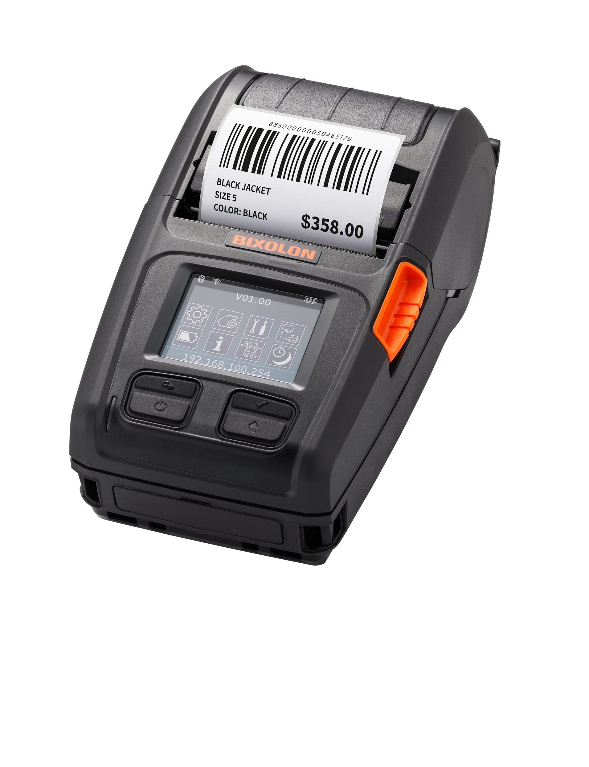 Impresora móvil de etiquetas térmica directa, Bluetooth, 2 pulgadas (XM7-20iK)