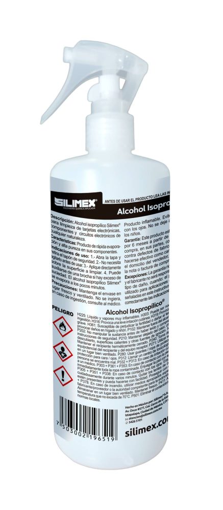 IsoPro Alcohol Isopropilico 500 ml