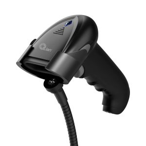 Lector de Código de Barras 2 D QIAN Inalámbrico- incluye base, compatible con códigos 1D y 2D