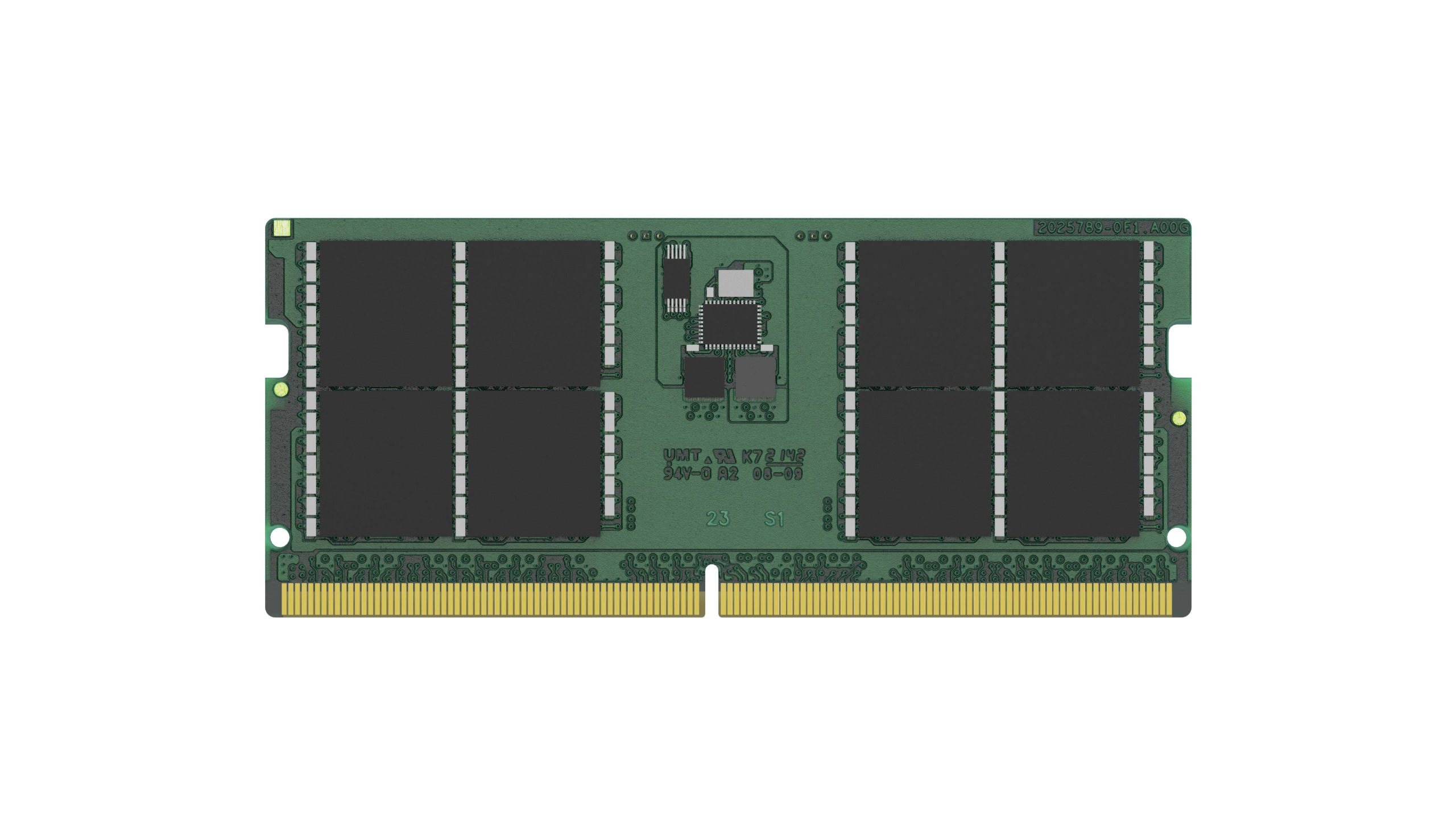 MEMORIA RAM KINGSTON PROPIETARIA 32GB 5600MT/S DDR5 CL46 SODIMM 1.1V PARA LAPTOP