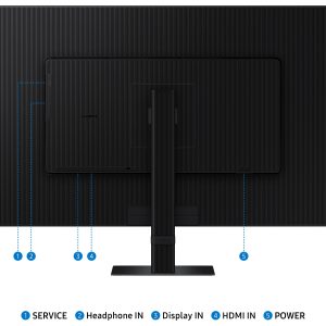 Monitor ViewFinity S7, 32 Pulgadas, 4K-UHD, Plano, Panel IPS, 60Hz, 5ms, color negro, LS32D700EALXZX