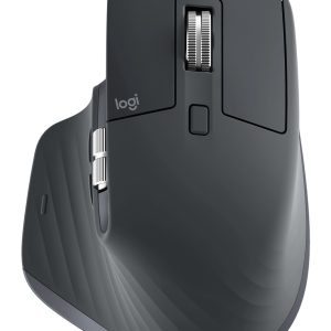 Mouse Logi MX MASTER 3S 910-007502, dpi 200 a 8000, 7 botones, mouse recargable, alcance 10m. 1 año de garantía de hardware limitada. Color grafito claro.