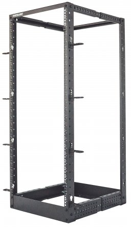 Rack INTELLINET Abierto de 4 postes, 2139,8 mm, Negro