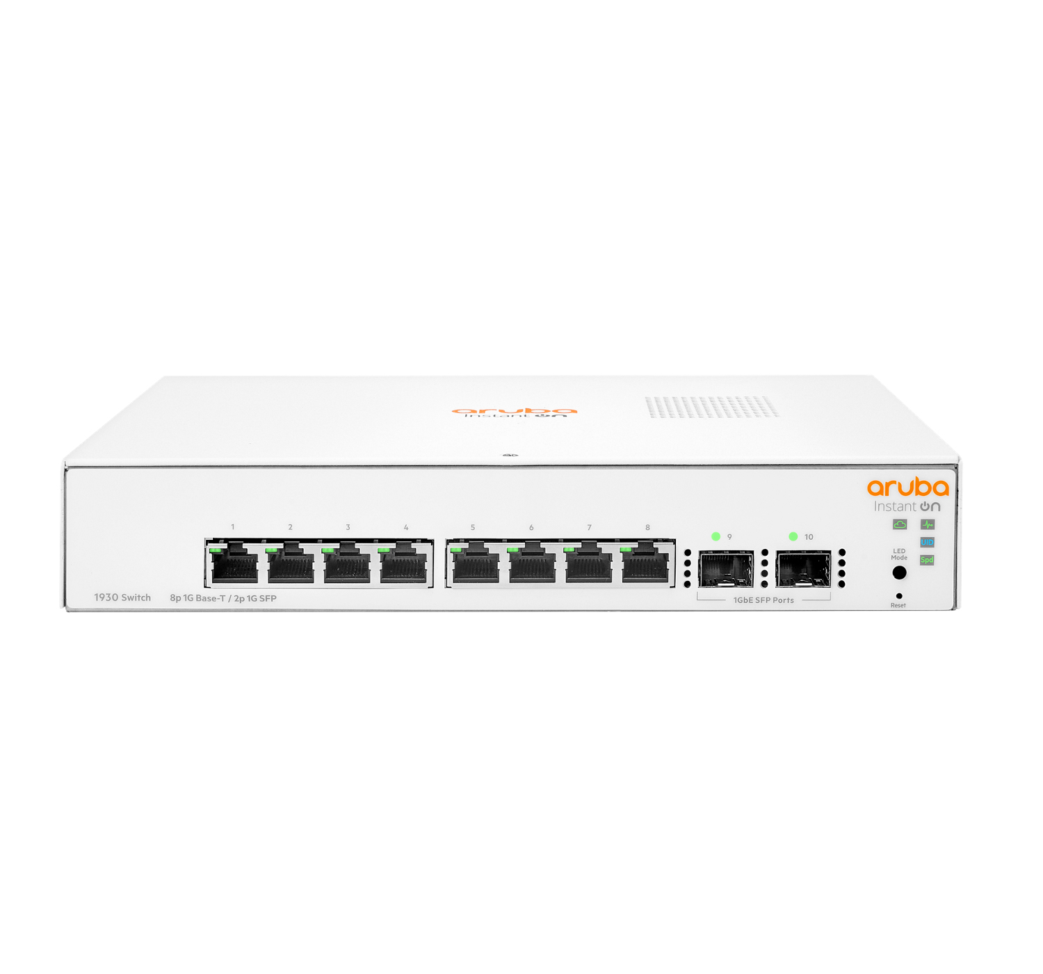 Switch HPE Instant On 1930 Gigabit Ethernet, 8 puertos, 2SFP 1GbE ports (JL680A)