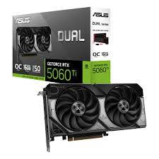 Tarjeta de Video ASUS DUAL-RTX5060TI-O16G GDDR7 16 GB