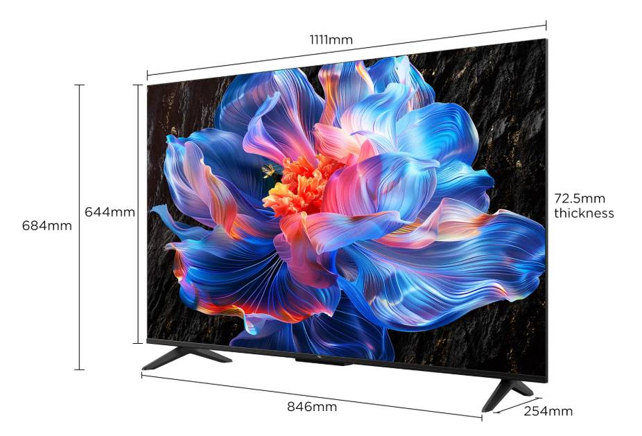 Televisor TCL 50Q5K, 50 pulgadas, LED UHD, 4K, 3840 X 2160 Pixeles, QLED GOOGLE SMART TV