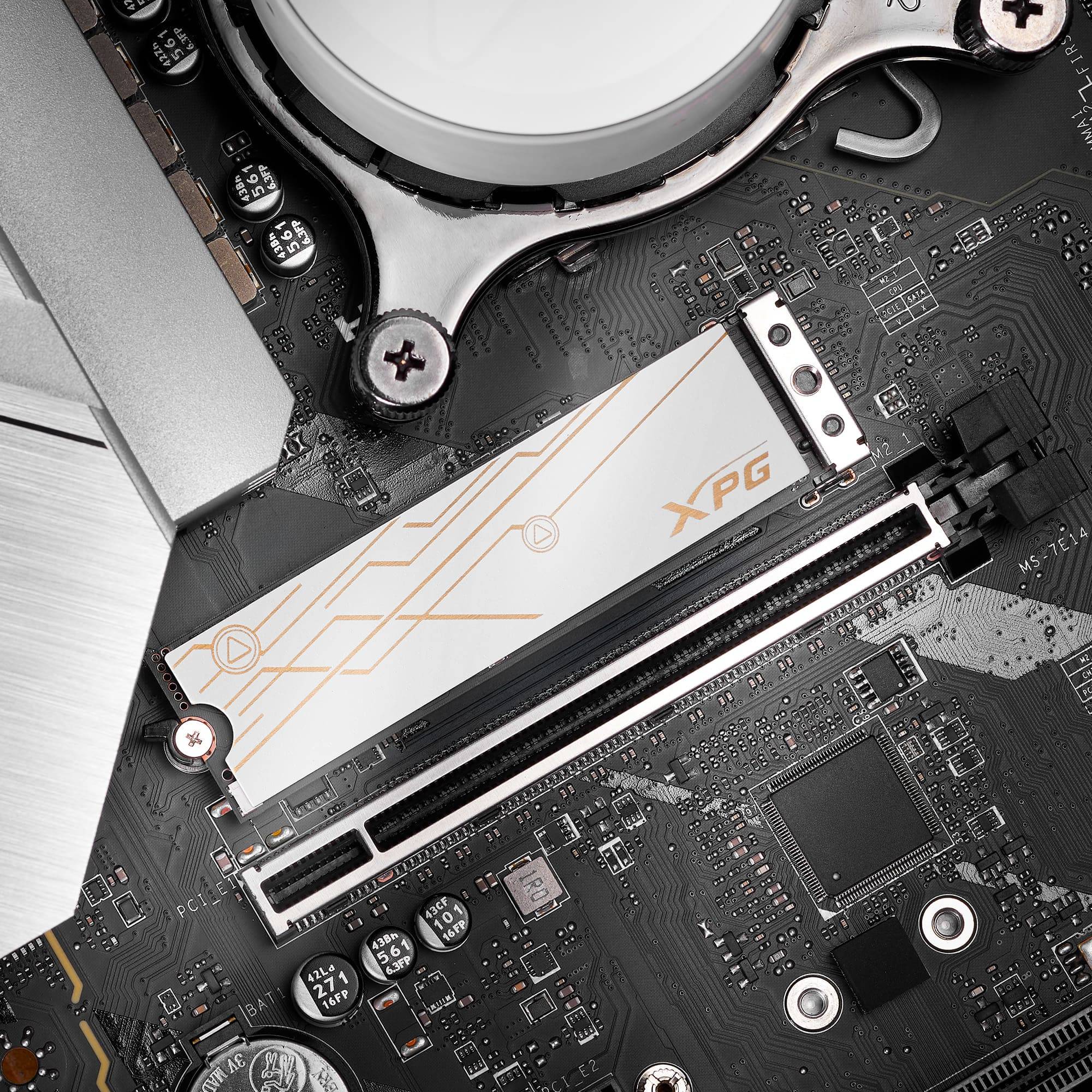 Unidad de Estado Sólido XPG MARS 980 BLADE 1TB PCIe Gen5 x4 M.2 2280, velocidades lectura/escritura sec. de hasta 14,000/13,000MB/s, SMAR-980B-1TCS