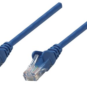 Cable de Red Cat6a S/FTP INTELLINET 741538, 90 cm, RJ-45, RJ-45, Macho/Macho, Azul