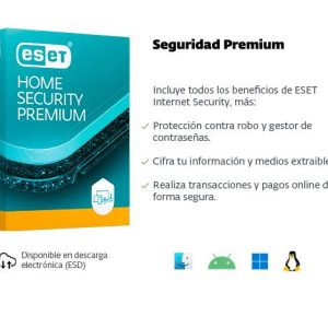 ESD ESET Home Security Premium 5 Lic 1 Año Smart Security Premium