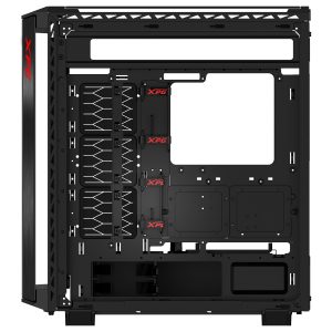 Gabinete GAMER XPG BATTLECRUISER II. Media torre (E-ATX, ATX, Micro-ATX, Mini-ITX). BATTLECRUISERIIST-BKCWW