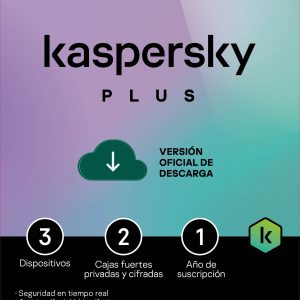 Kaspersky Plus 3 Dispositivos 1 Año (Internet Security)