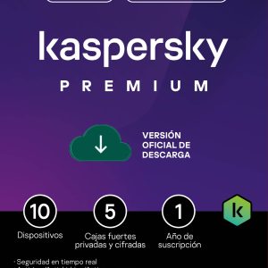 Kaspersky Premium 10 Dispositivos 1 Año (Total Security)