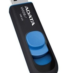 Memoria USB ADATA UV128, Negro, 32 GB, USB 3.2 (retrocompatible con 3.0 y 2.0), 100 MB/s
