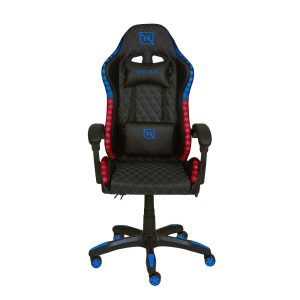 SILLA GAMER RGB INCLINACION RESPALDO 145 CLASE 4 140-150KG NSG-RGB1 FOAM 350MM 63CM*64CM*121-131CM COJIN LUMBAR Y CABEZA NEGRO/AZUL