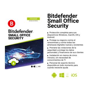 Small Office Security BITDEFENDER ESD, 5 usuarios, 1 año