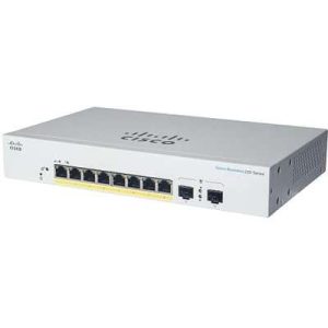 Switch CISCO CBS220-8FP-E-2G-NA , Blanco, 8 puertos