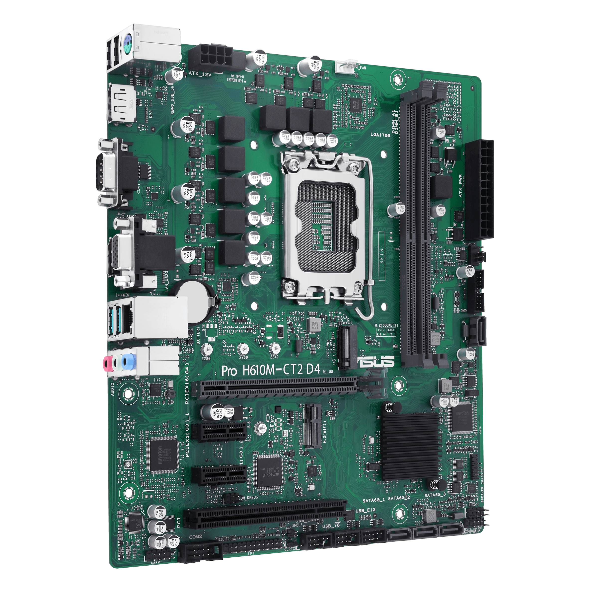 Tarjeta Madre ASUS Pro H610M-CT D4-CSM, Intel LGA 1700, mATX, DP, HDMI