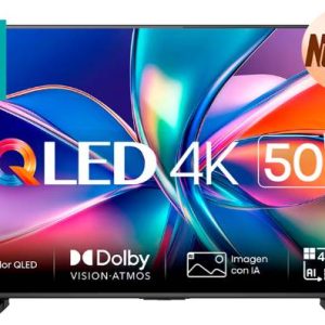 Televisor Hisense 50QD6QV, 50 pulgadas, QLED, QUANTUM DOT, 4K UHD, 3840 x 2160 Pixeles, VIDAA SMART TV