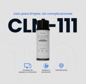 Alcohol Isopropilico en Aerosol CLN-111, 280ml, para limpieza de circuitos electronicos