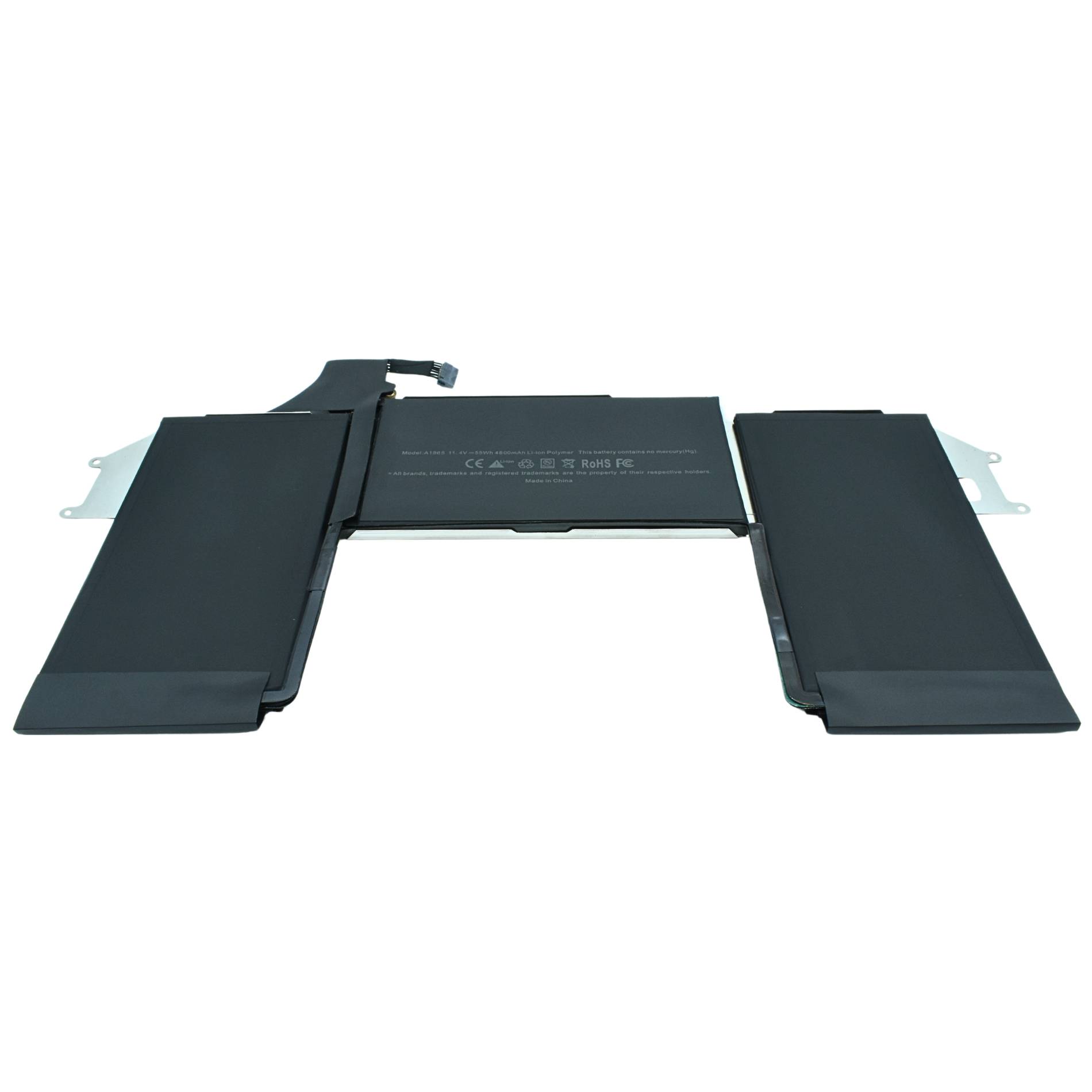 Bateria para computadora color negro marca OVALTECH OTA1965 -11.4V 4800mAh para Apple MacBook Air 13 pulgadas A1932 A2179 2018 2019 2020