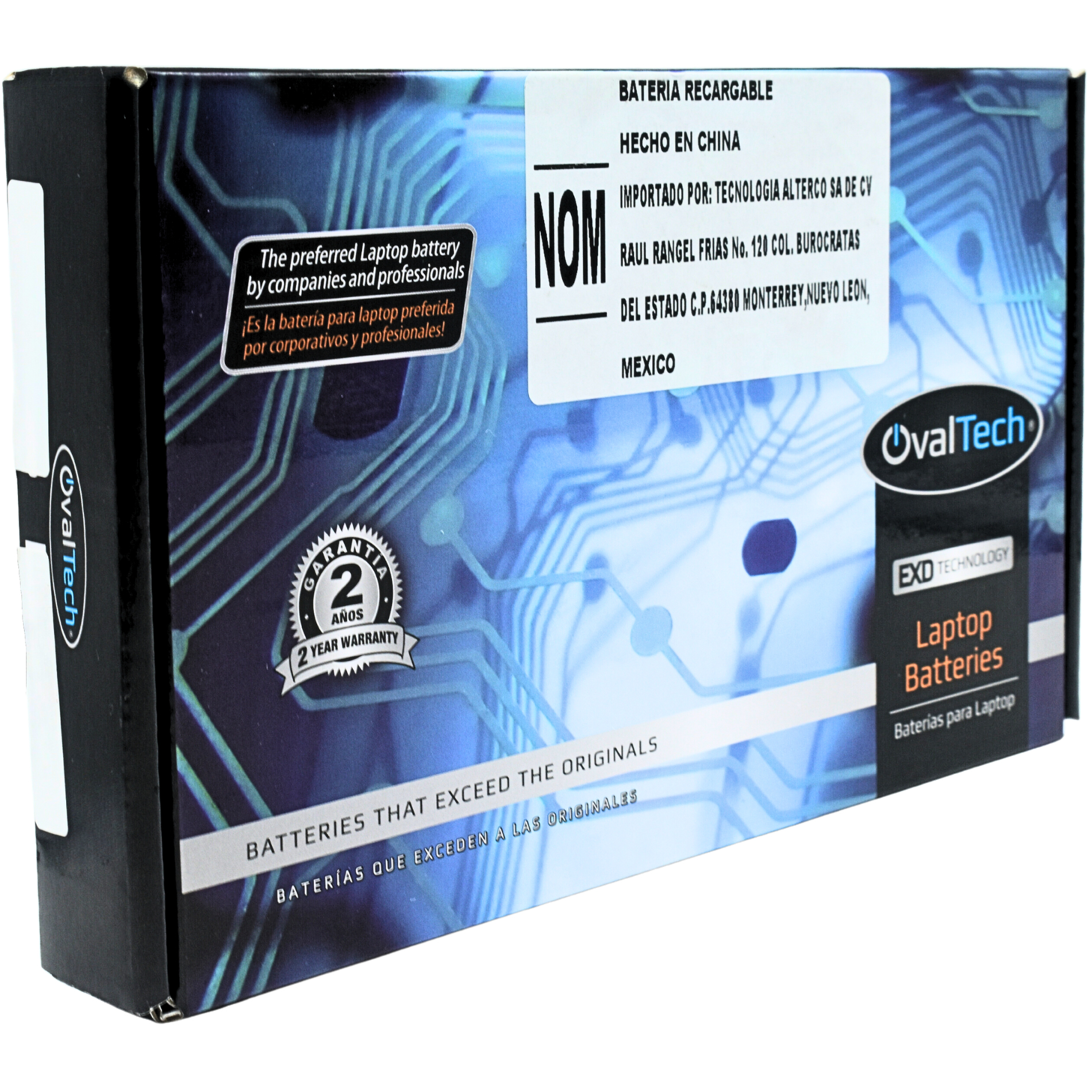 Bateria para computadora color negro marca OVALTECH OTA1965 -11.4V 4800mAh para Apple MacBook Air 13 pulgadas A1932 A2179 2018 2019 2020