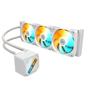 ENFRIAMENTO LIQUIDO GIGABYTE GME 360I, 2200 RPM, 3 VENTILADORES DE 120MM, BALNCO, PARA INTEL Y AMD