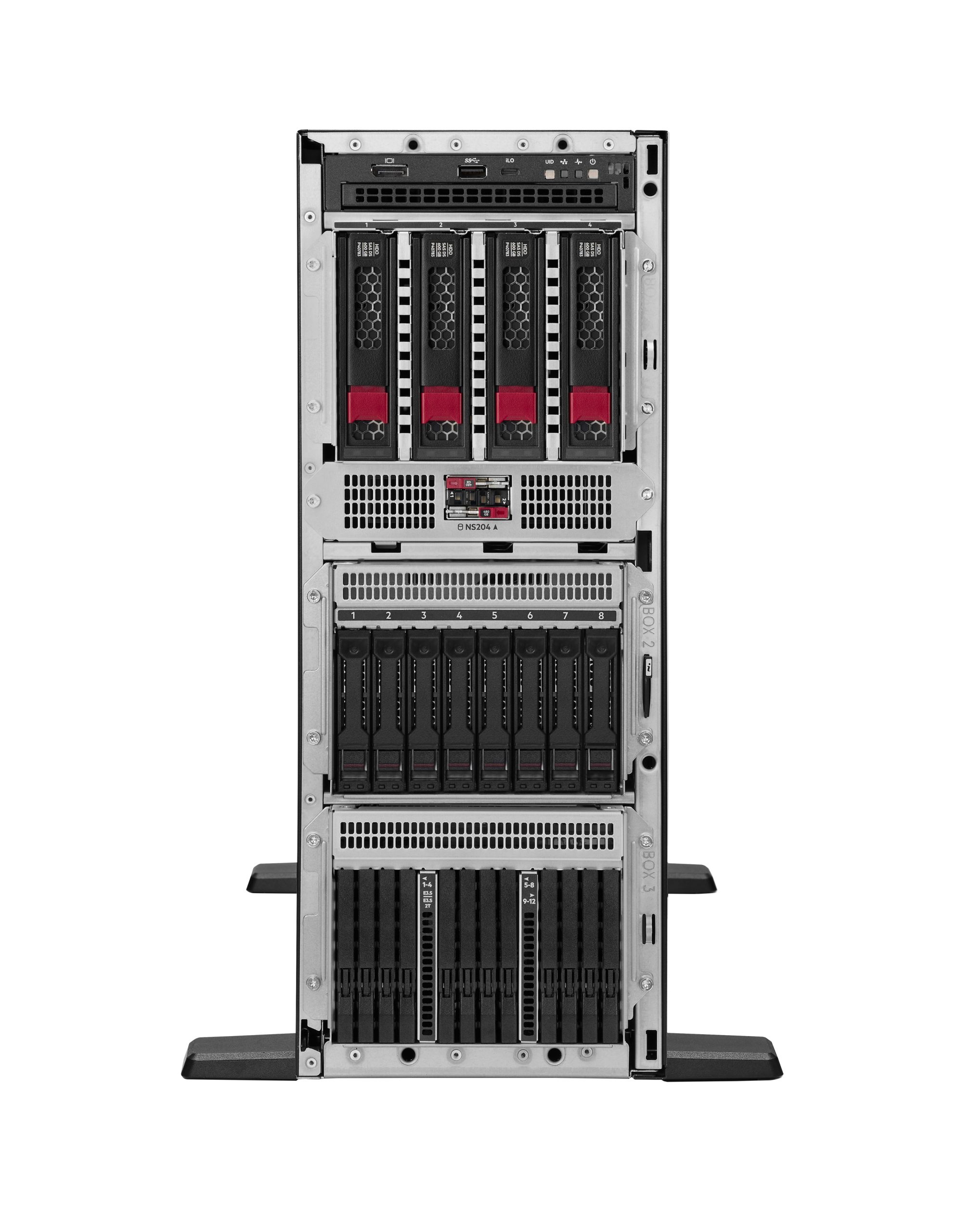 HPE ProLiant Compute ML350 Gen12 6505P 12c 1P 1x64GB-R 8SFF MR408i-o 1x960GB SSD 2x800W PS LA Server