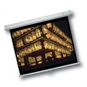 Pantalla de proyeccion manual multimedia Screens MSC-332 colgar 150 formato 16: 9 blanco mate