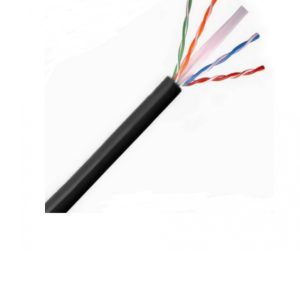SAXXON OUTP6COP305NE - Bobina de cable UTP Cat6 100% cobre, 305 metros, exterior, con cubierta LDPE, 4 pares, cumple con ISO/IEC 11801 Ed2, EIA/TIA568