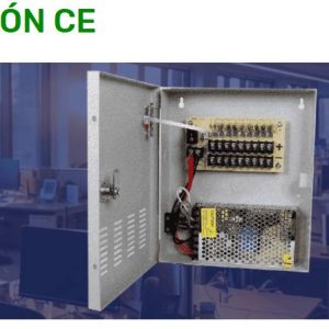 SAXXON PSU1210D9 - Fuente de Poder de 12 vcd/ 10 Amperes/ Para 9 Camaras/ 1.1 Amper por Canal/ Protección contra Sobrecargas/ Certificación UL